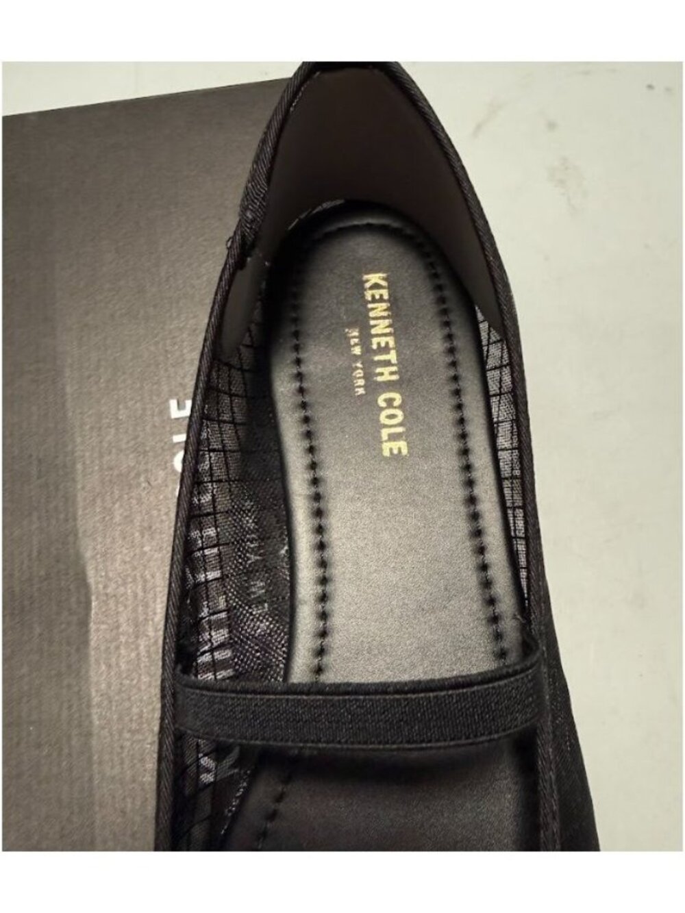 Kenneth Cole New York Womens Myra Square Toe Ballet Flats Black Size 9.5 NEW - Picture 5 of 7